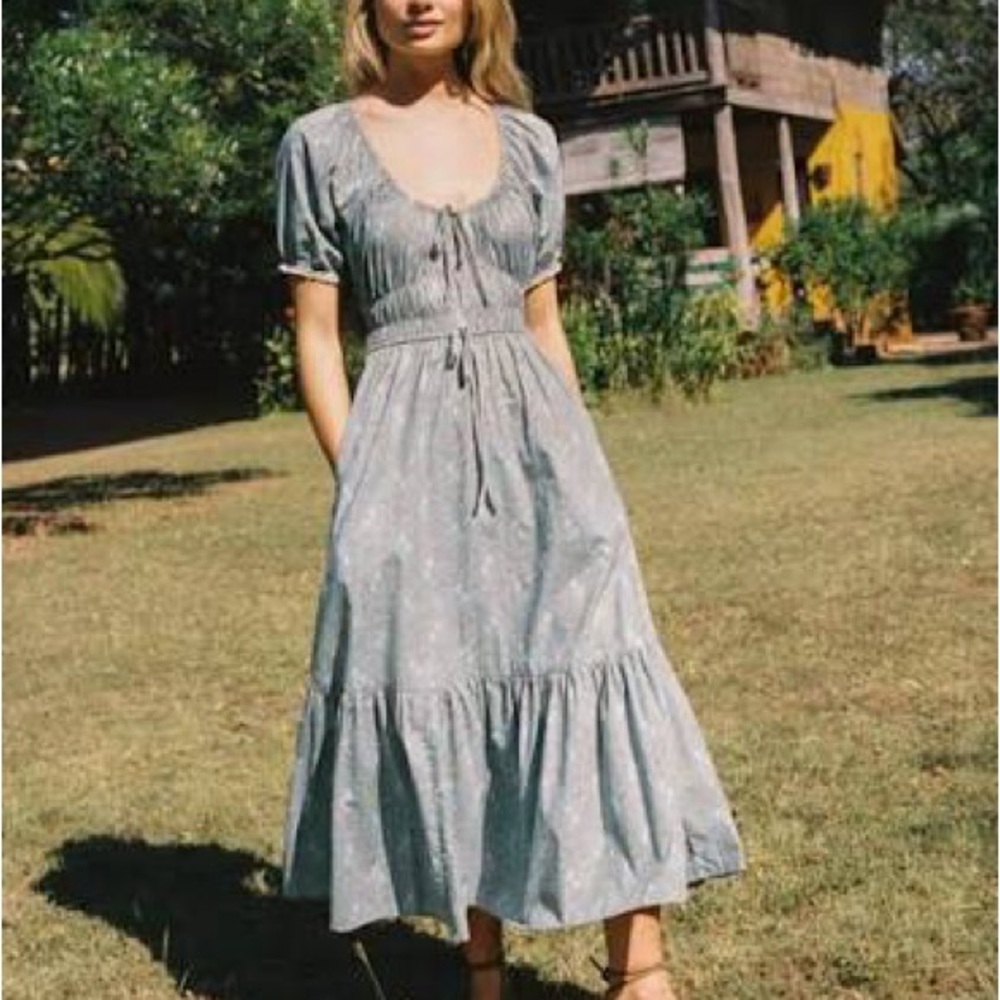 Christy Dawn Brynne Dress in Pansy Blues size SP